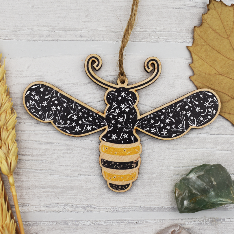 Bee Kind Wooden Decoration