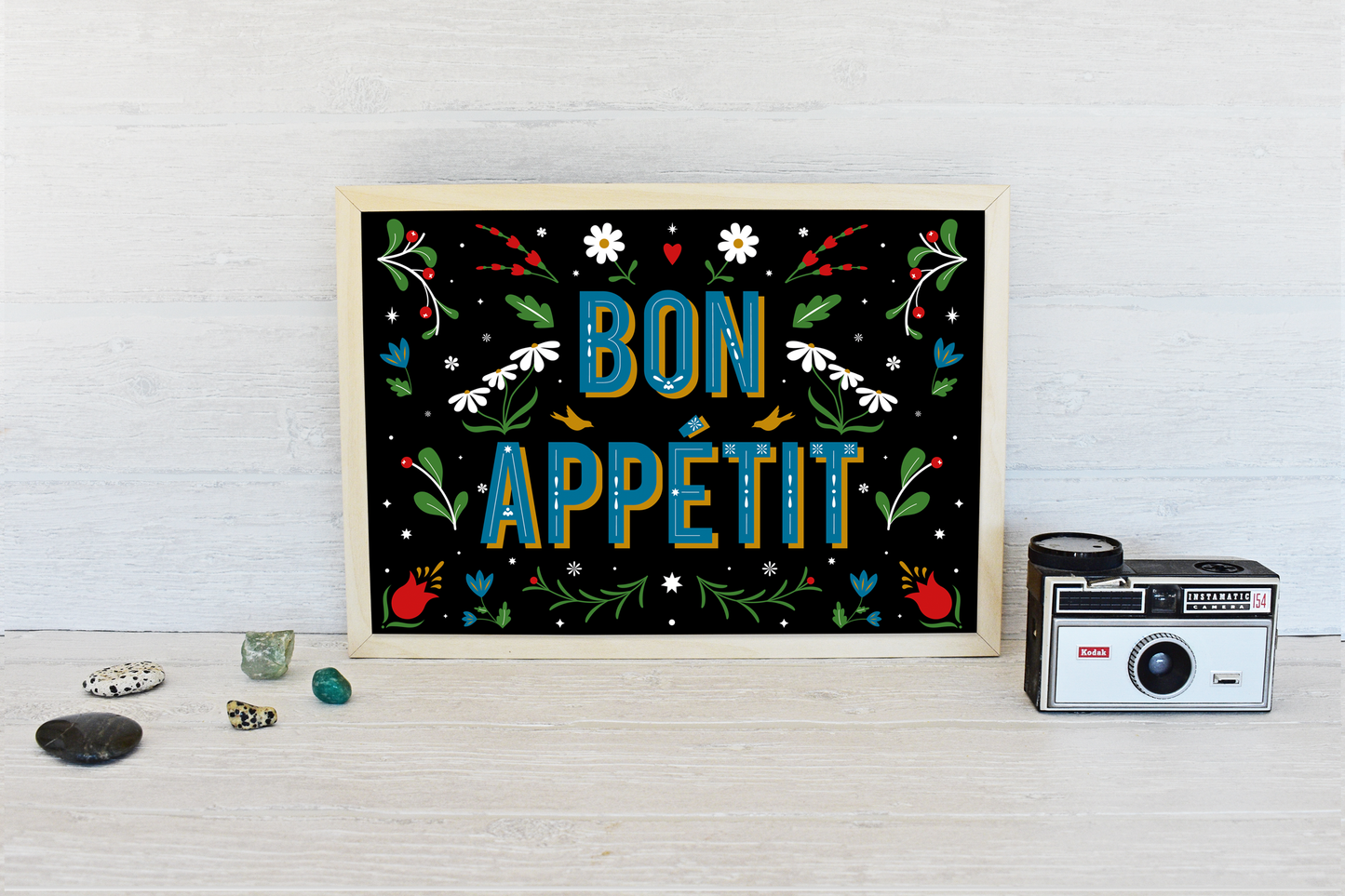 Bon Appétit (Dark) Art Print