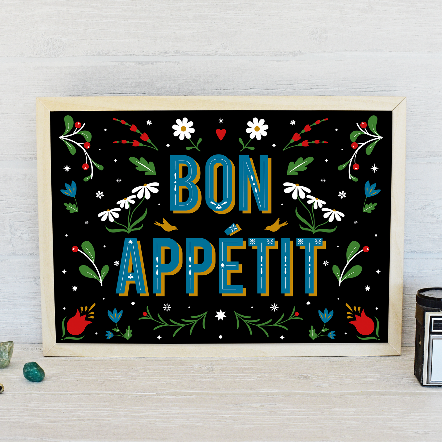 Bon Appétit (Dark) Art Print