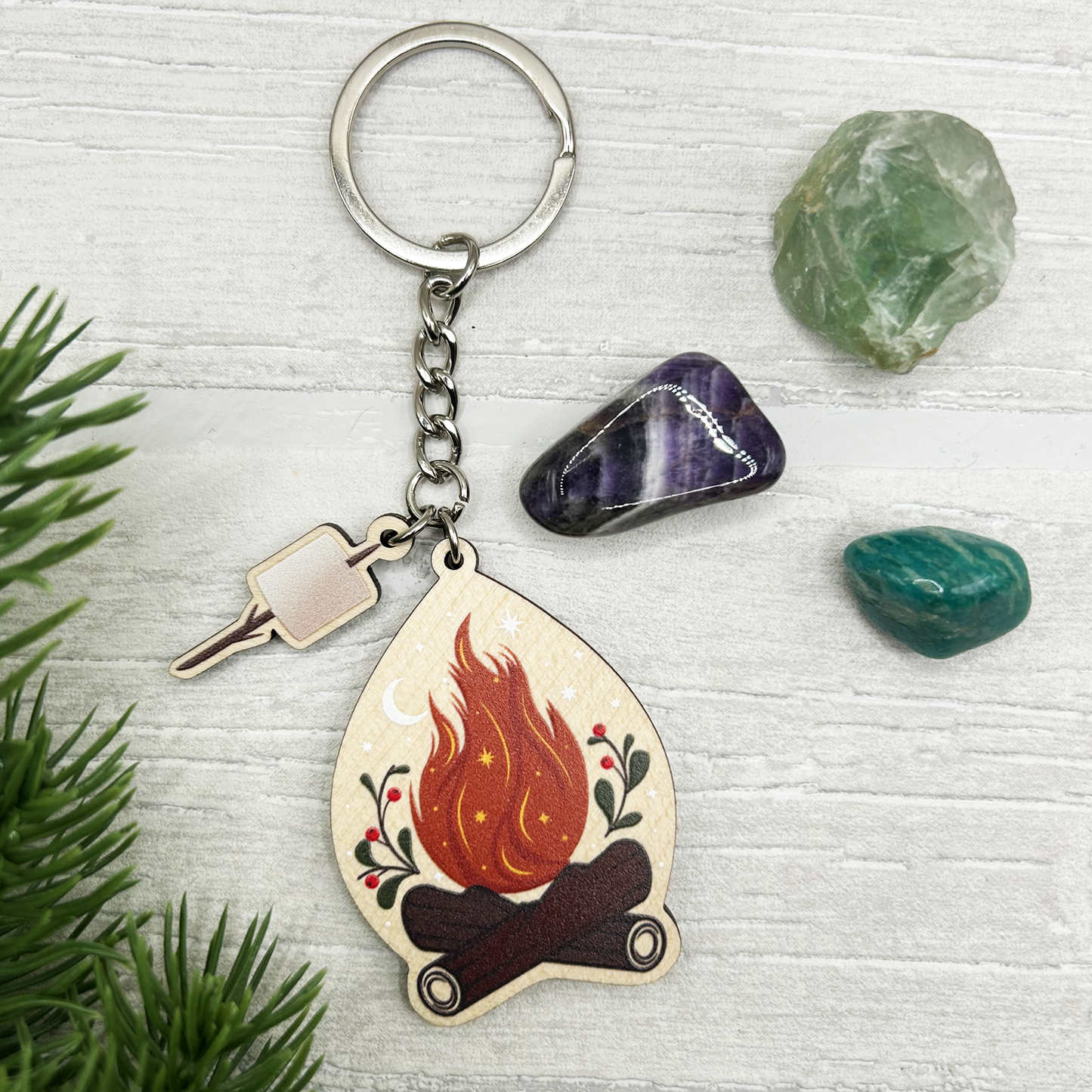 Campfire Keyring