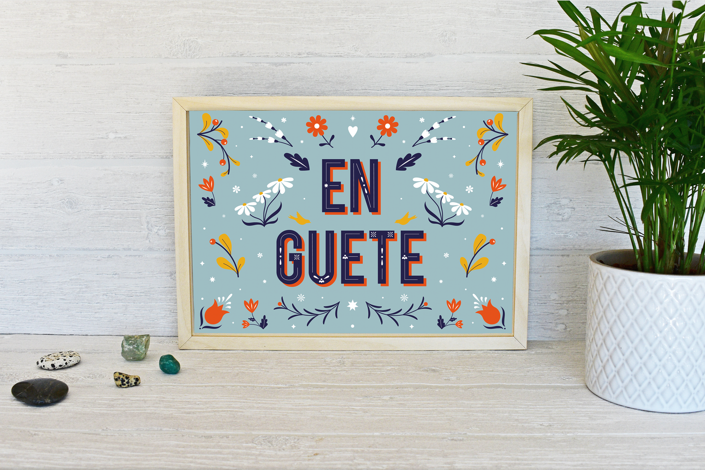 En Guete (Light) Art Print