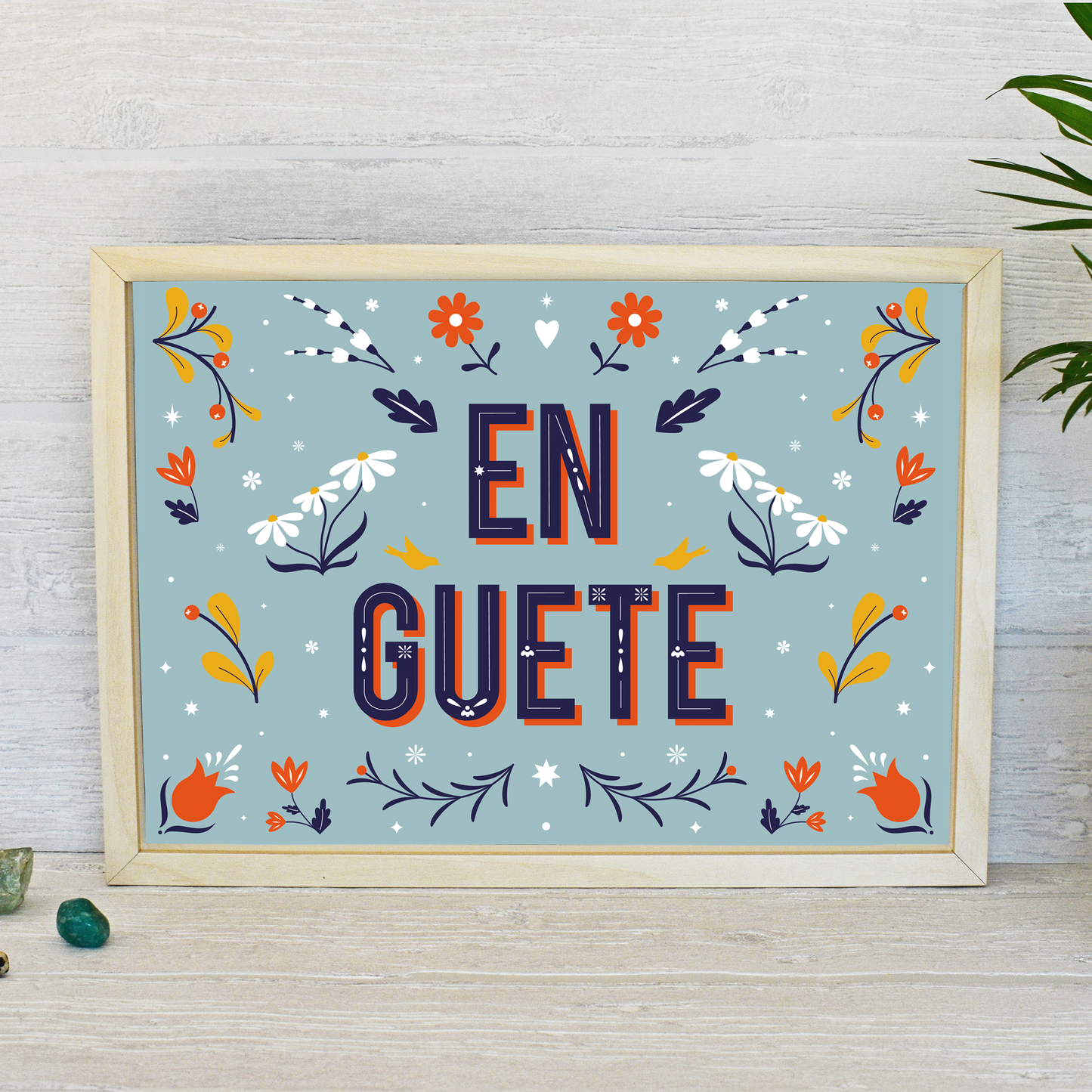 En Guete (Light) Art Print